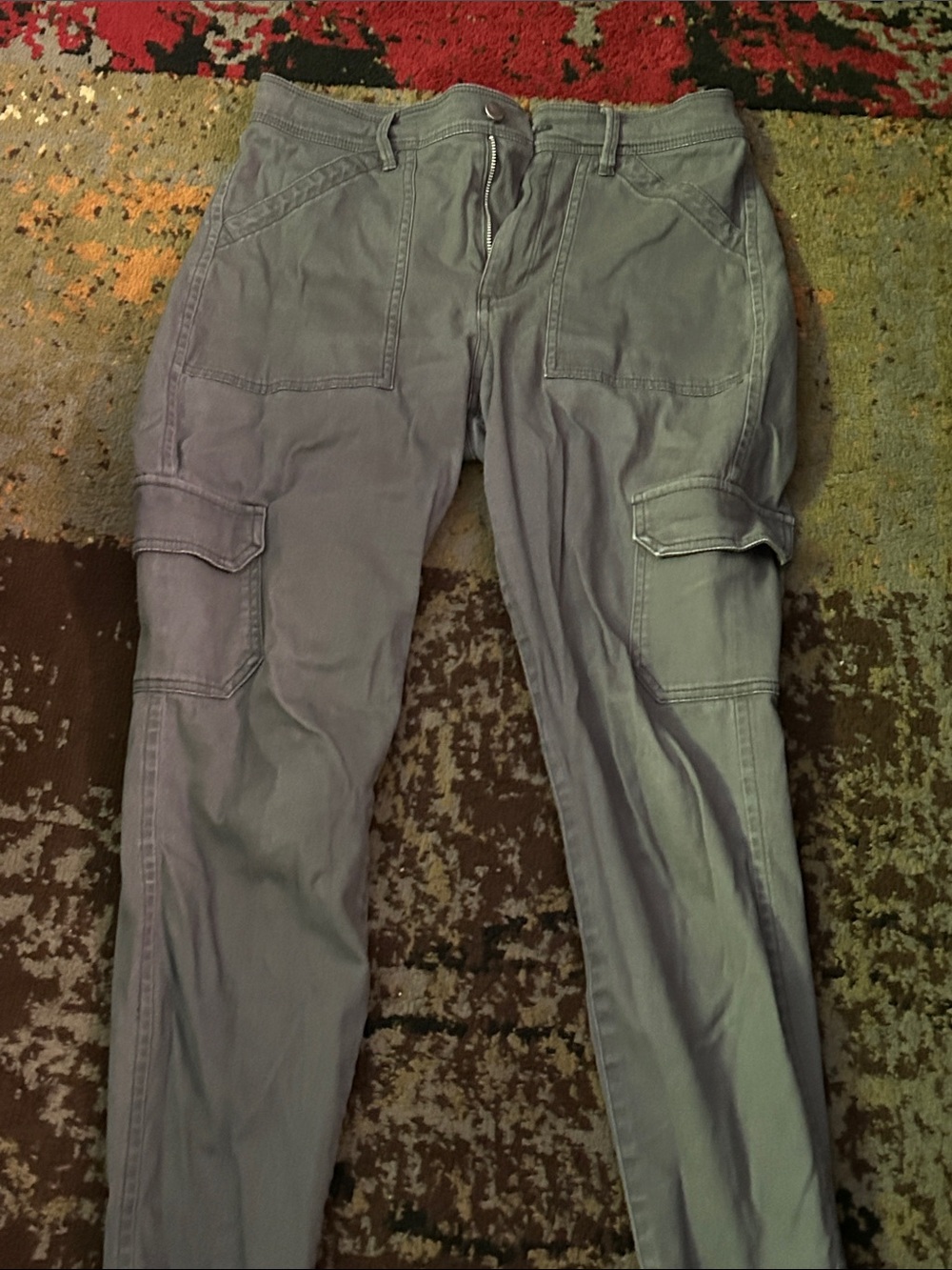 GAP high-rise, universal legging Gray Utility Cargo Pants - Picture 4 of 7